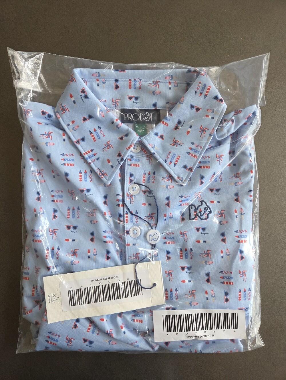 Prodoh Boys Short Sleeve Pro Performance Polo Size 4T NWT